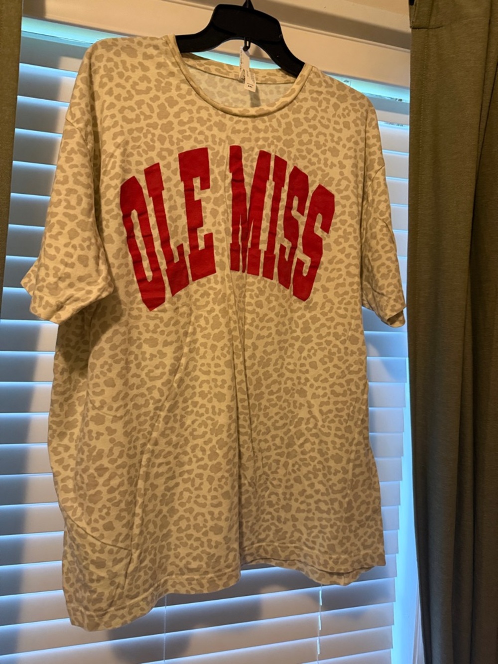 ole miss cheetah shirt